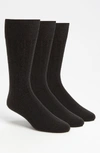 Calvin Klein Classic Dress Socks, Pack Of 3 In Graphite