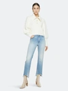 Simkhai River High Rise Cropped Straight Leg Jeans In Palisades Vintage In Multi