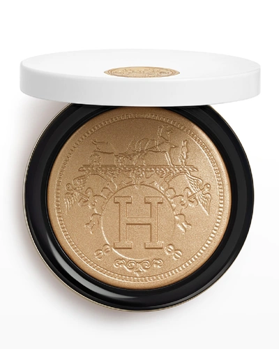 Herm S Poudre D'orfevre Face And Eye Illuminating Powder, Limited Edition In Perma Brass