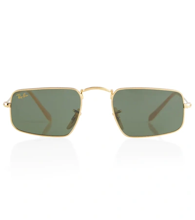 Ray Ban Julie Sunglasses Gold Frame Green Lenses 46-20