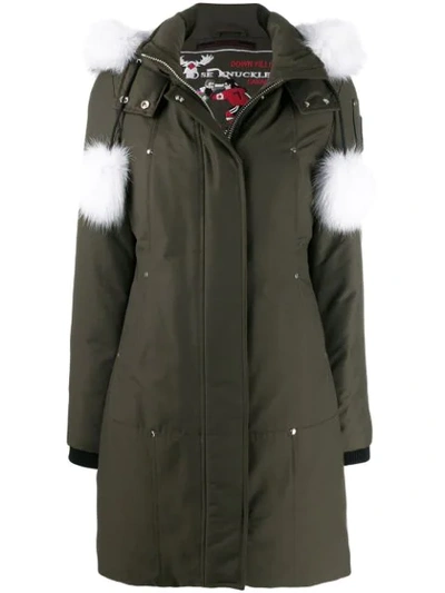 Moose Knuckles Piumino Parka Stirling In Green