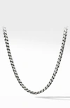 David Yurman Men's 8mm Sterling Silver Curb Chain Necklace