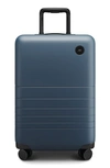 Monos 23-inch Carry-on Plus Spinner Luggage In Ocean Blue