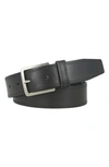 Frye Men's Double Stitched Leather Belt In Black