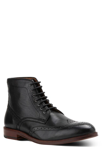 Gordon Rush Men's Sutherland Lace Up Wingtip Boots In Black