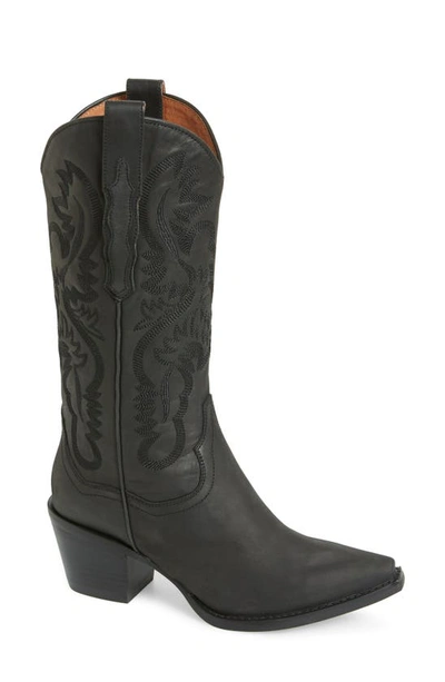 Jeffrey Campbell Women's Dagget Western Boots In Black
