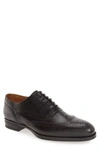 Vince Camuto 'tallden' Wingtip In Black Leather