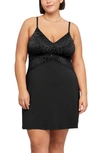 Montelle Intimates Modal Blend Short Chemise In Black