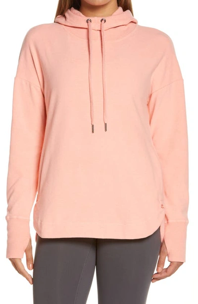 Sweaty Betty Escape Fleece Hoodie In Antique Pink