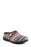Therafit Women's Stefani Indoor And Outdoor Clog Slipper Women's Shoes In Gray/multi