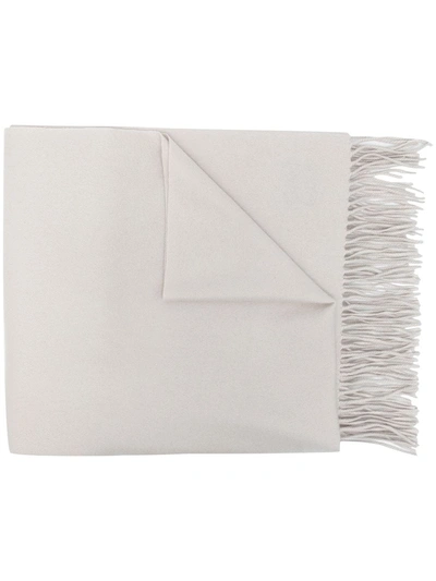 N•peal Woven Cashmere Shawl In Neutrals