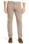 Ag Graduate Sud Slim Straight Leg Pants In Mushroom