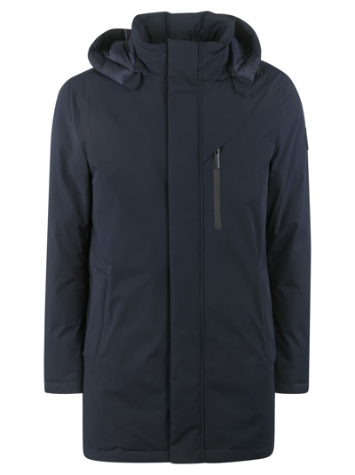 Woolrich Mountain Hooded Parka In Black