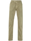 Ag Ives Extended-length Twill Pants - Extended Length In Green