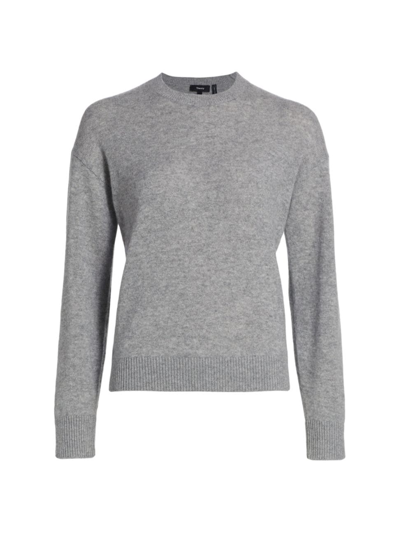 Theory Easy Cashmere Jumper In Grey