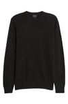 Good Man Brand Cashmere Crewneck Sweater In Black