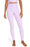 Zella Restore Soft High Waist Leggings In Purple Bloom