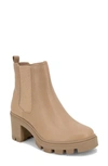 Splendid Marion Womens Lugged Sole Slip On Ankle Boots In Warm Sand