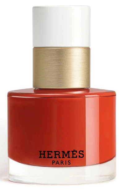Hermes Les Mains Hermès Nail Enamel In 71 Orange Brule