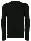 Givenchy Black Stars Patches Sweater In Nero