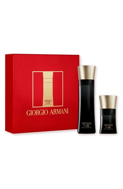 Giorgio Armani Code Eau De Parfum Set Usd $197 Value