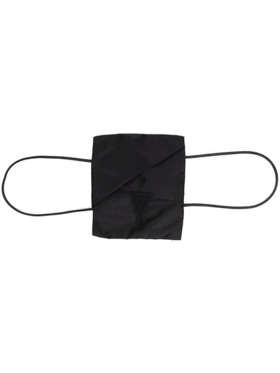 No Ka'oi Wrist-held Face Mask Pouch In Black