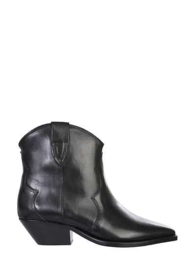 Isabel Marant Women's  Black Leather Ankle Boots