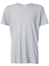 Frame Crew-neck Cotton-jersey T-shirt In Gris