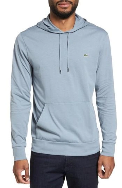 Lacoste Pullover Hoodie In Mill Blue