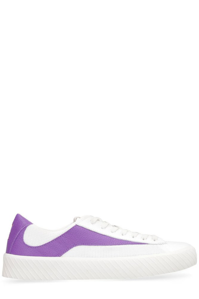 By Far Rodina Techno-fabric And Leather Sneakers In White