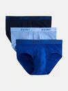 2(x)ist Men's Underwear, Essentials Contour Pouch Brief 3 Pack In Blue