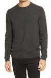Nordstrom Crewneck Sweater In Grey Dark Charcoal Heather