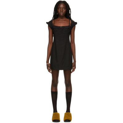 Jacquemus Black La Montagne 'la Robe Kibo' Dress In 990 Black