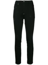 Philipp Plein High-waist Jeggings In Black