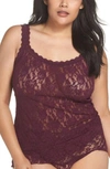 Hanky Panky 'signature' Lace Camisole In Dark Dahlia