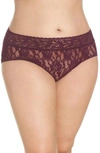 Hanky Panky French Briefs In Dark Dahlia