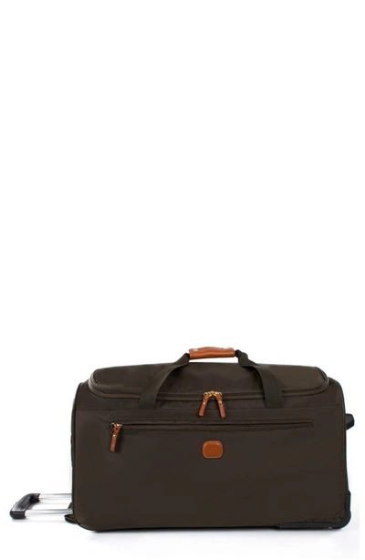 Bric's Brics X-bag 28-inch Rolling Duffle Bag - Black In Olive