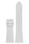 Michael Kors Bradshaw Interchangeable Leather Strap In White