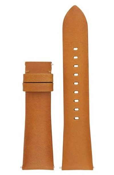 Michael Kors Bradshaw Interchangeable Leather Strap In Brown