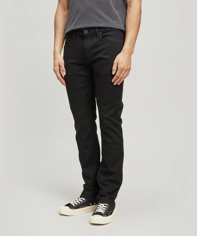 Paige Federal Slim Fit Jeans In Black