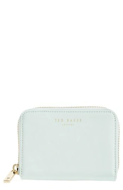 Ted Baker Beryl Leather Mini Purse - Green In Mint