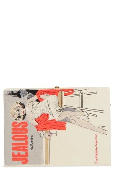 Olympia Le-tan Jealous Book Clutch - Ivory In Cream