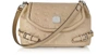 Mcm Signature Monogram Embossed Leather Shoulder/crossbody Bag - Beige In New Beige