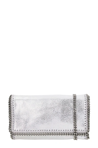 Stella Mccartney 'falabella' Crossbody Bag - Metallic In Silver