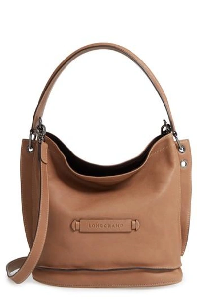 Longchamp 3D Leather Hobo Bag