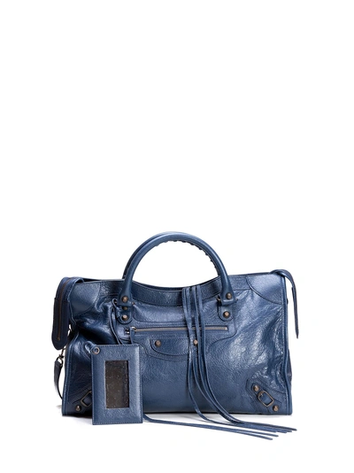 Balenciaga Classic City Medium Leather Shoulder Bag In Nocolor
