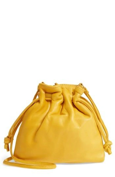 Clare V. Petit Henri Nappa Leather Bucket Bag