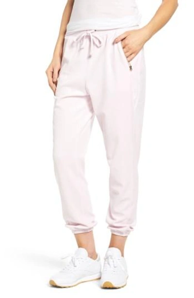 Juicy Couture Silverlake Velour Track Pants In Peek A Boo
