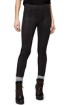 Sanctuary Grease Leggings In Miles Plaid