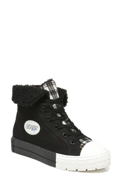 Circus By Sam Edelman Sophi Faux Fur Sneaker In Black Multi